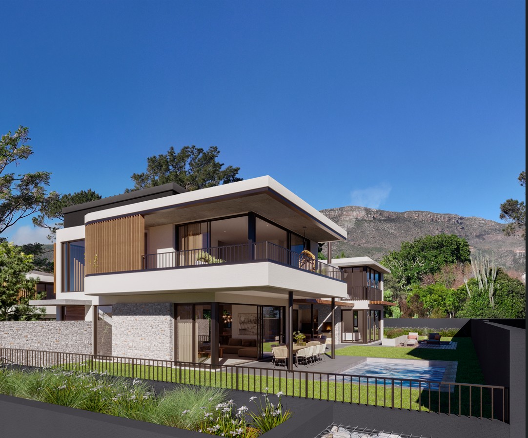 Steenberg Greens H8 — rear garden and terrace