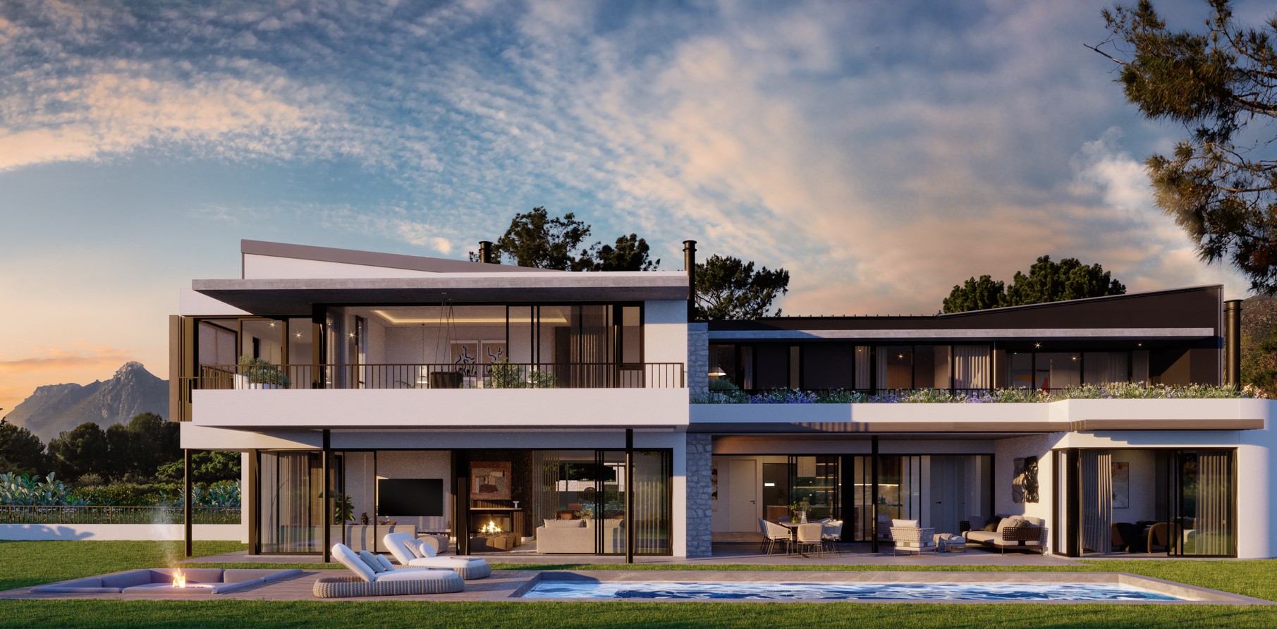 Steenberg Greens — contemporary estate residence, Tokai Cape Town