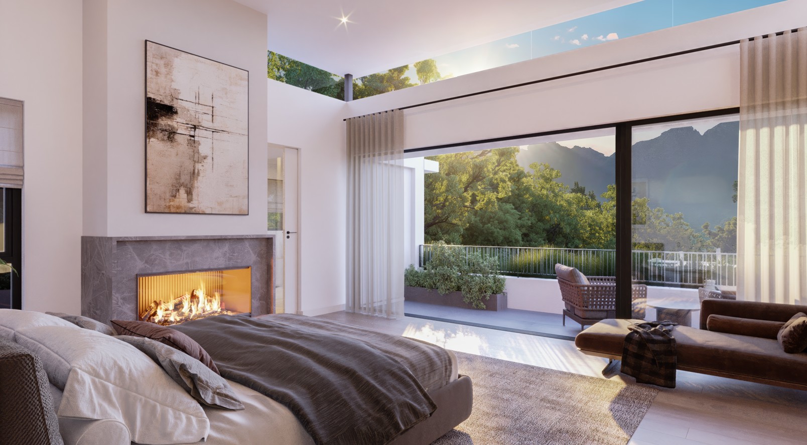Bishopscourt residence — main bedroom interior